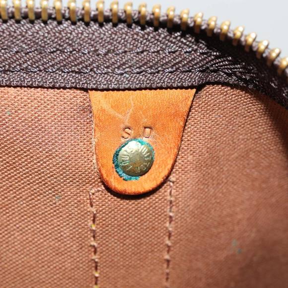 LOUIS VUITTON Monogram Keepall 55 Boston Bag M41424 LV Auth 83060 - Picture 11 of 16